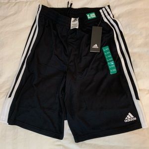 adidas Boy’s XL 18/20 black & white athletic short